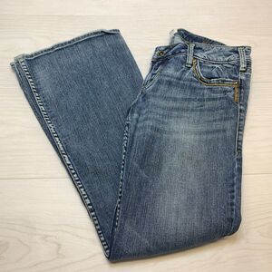 Silver‎ Jeans Womens 31X33 Belle Star Bootcut Western Glove Works Low Rise Jeans